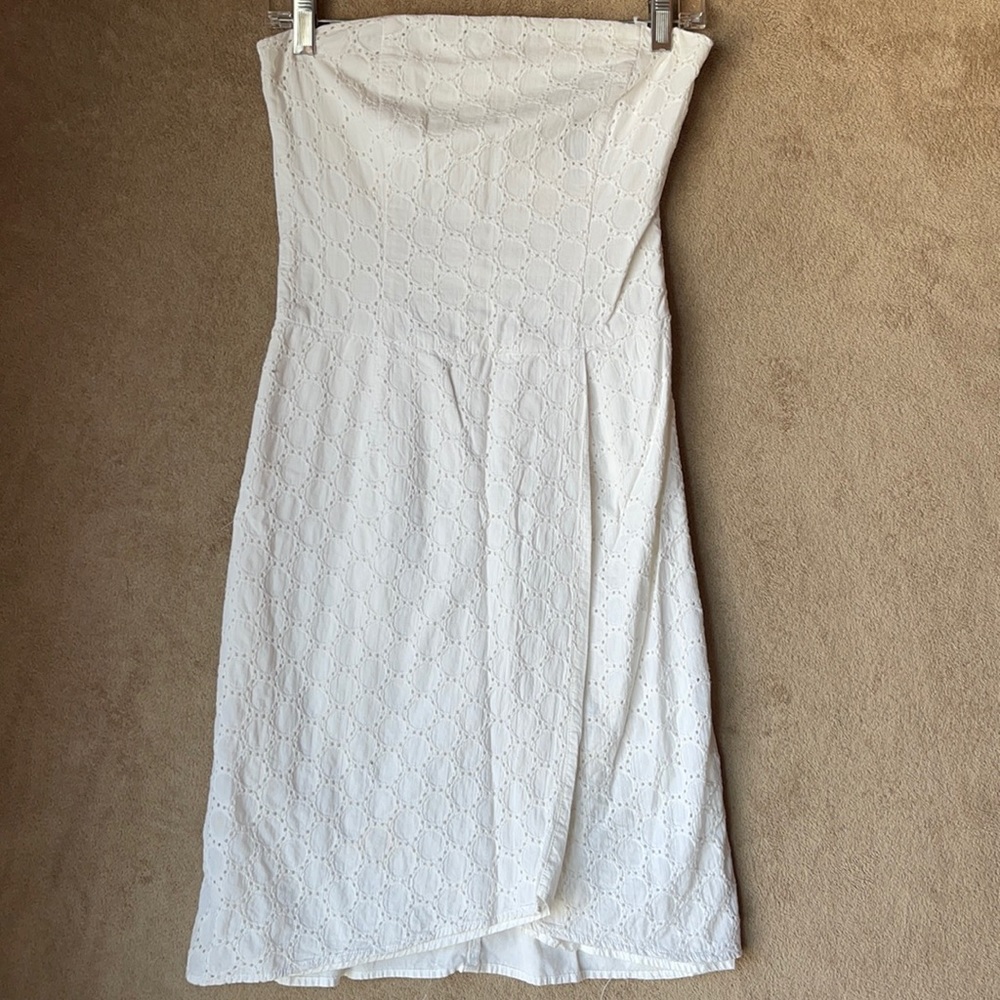 White Strapless Dress